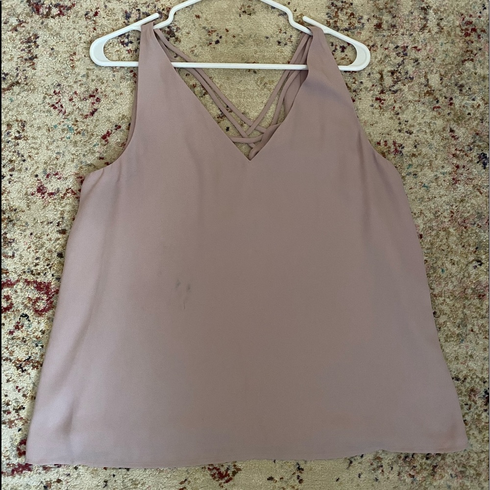 Pastel pink tank top
